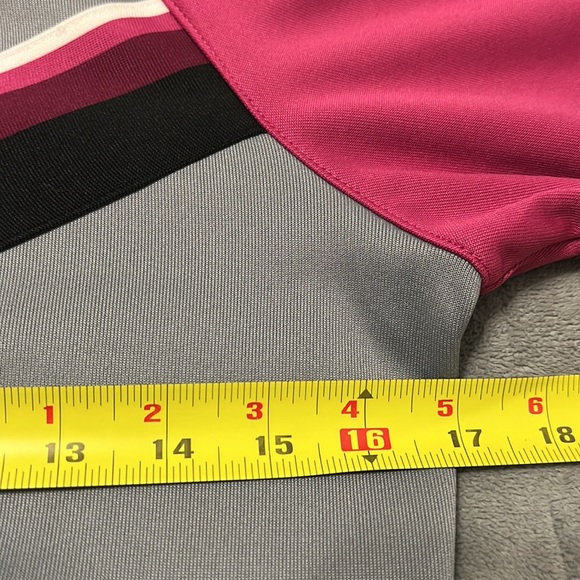 Nike Track Jacket, Retro, Pink, Gray, Pockets, Size S - Picture 6 of 7